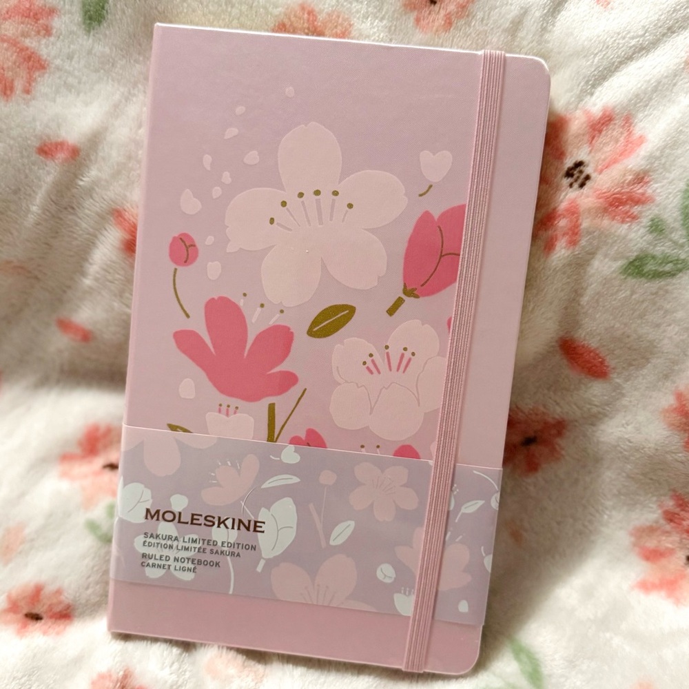 Limited Edition Moleskine Sakura Pink Cherry Blossom Notebook